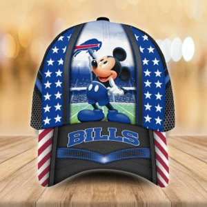 NFL Buffalo Bills Mickey Mouse 3D Cap