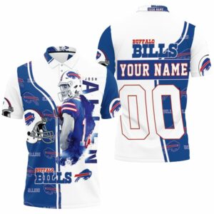 17 Josh Allen 17 Buffalo Bills Great Player Nfl Personalized Polo