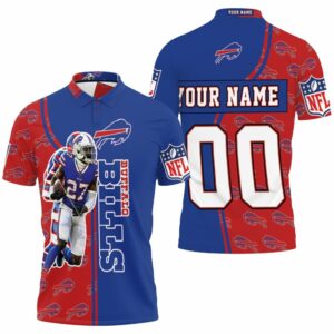 27 Tre Davious White 27 Buffalo Bills Great Player Nfl Personalized Polo Shirt All Over Print Shirt