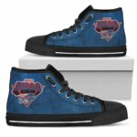 3D Simple Logo Buffalo Bills NFL Custom Canvas High Top Shoes