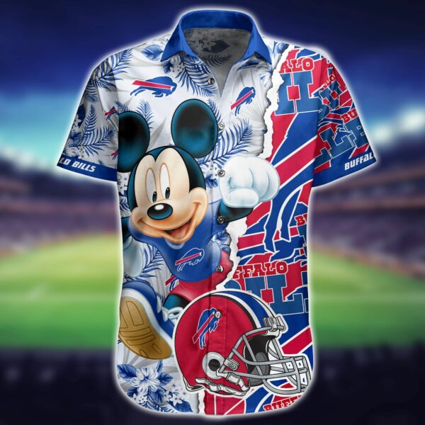 NFL Buffalo Bills Hawaiian Shirt Short Mickey 3D