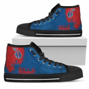 Alien Movie Buffalo Bills NFL Custom Canvas High Top Shoes