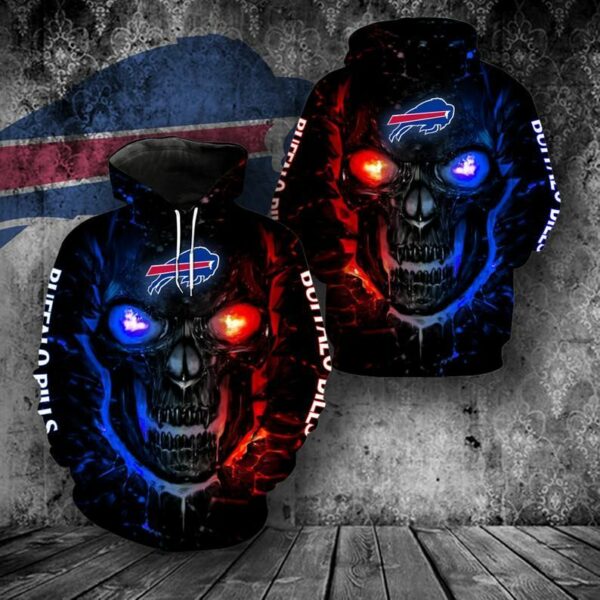 Buffalo Bills 2 NFL Gift for Fan 3D T Shirt Sweater Zip Hoodie Bomber