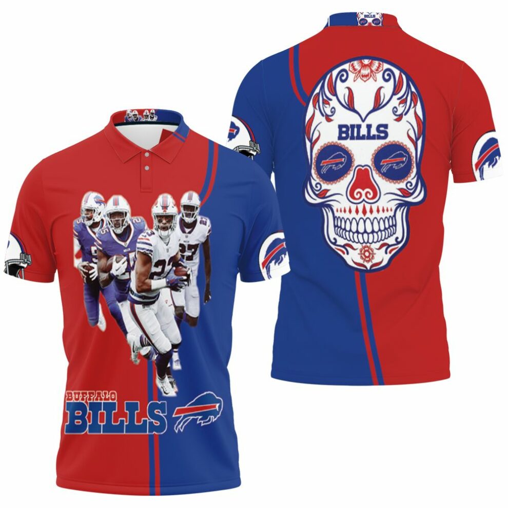 Buffalo Bills Afc East Division Champions Poco Loco Skull Polo Shirt ...