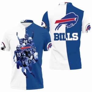 Buffalo Bills Afc East Division Champions Legends Art 3D Polo Shirt For Men  - Banantees