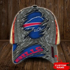 Buffalo Bills 3D Cap NFL Custom Name CAP