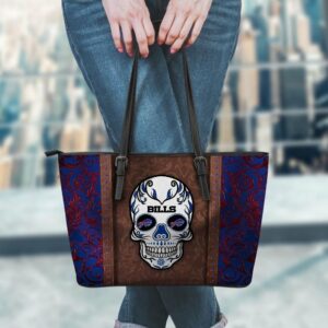 Buffalo Bills 3D Leather Bag Sugar Skull NFL