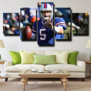 Buffalo Bills Gaty Sketch Emblem – GL Canvas Print Art