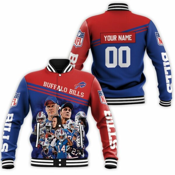 Buffalo Bills AFC East Division Champions Personalized Baseball Jacket