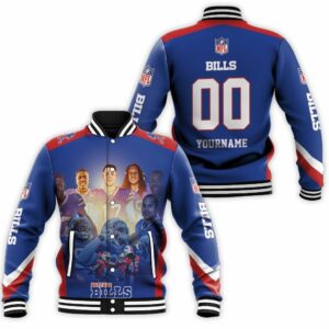 Buffalo Bills AFC East Division Snoopy Champions Personalized Baseball Jacket