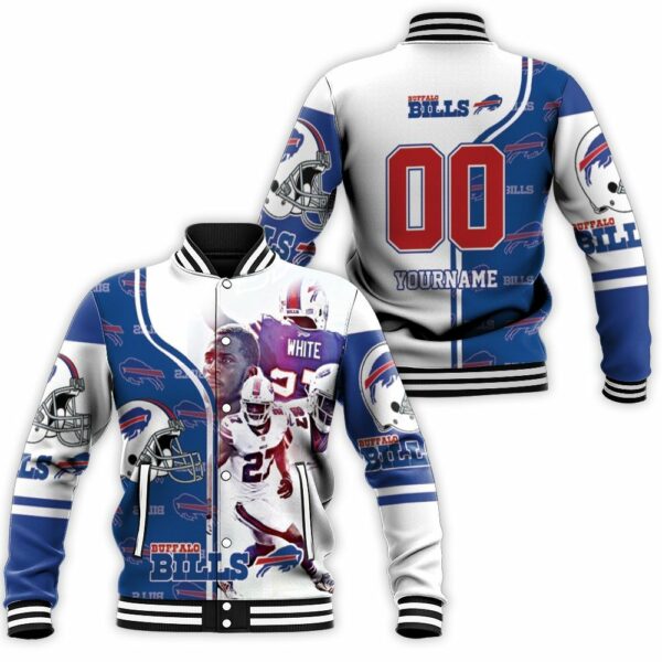 Buffalo Bills AFC East Division Champions 1 Personalized Baseball Jacket