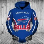 Buffalo Bills blue gift for fan NFL 3D Hoodie