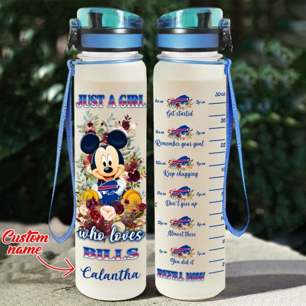 Buffalo Bills Mickey Water Tracker Bottle