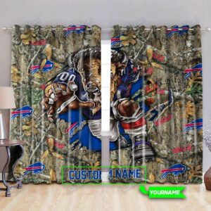 NFL Buffalo Bills Limited Edition Window Curtains - Owl Fashion Shop