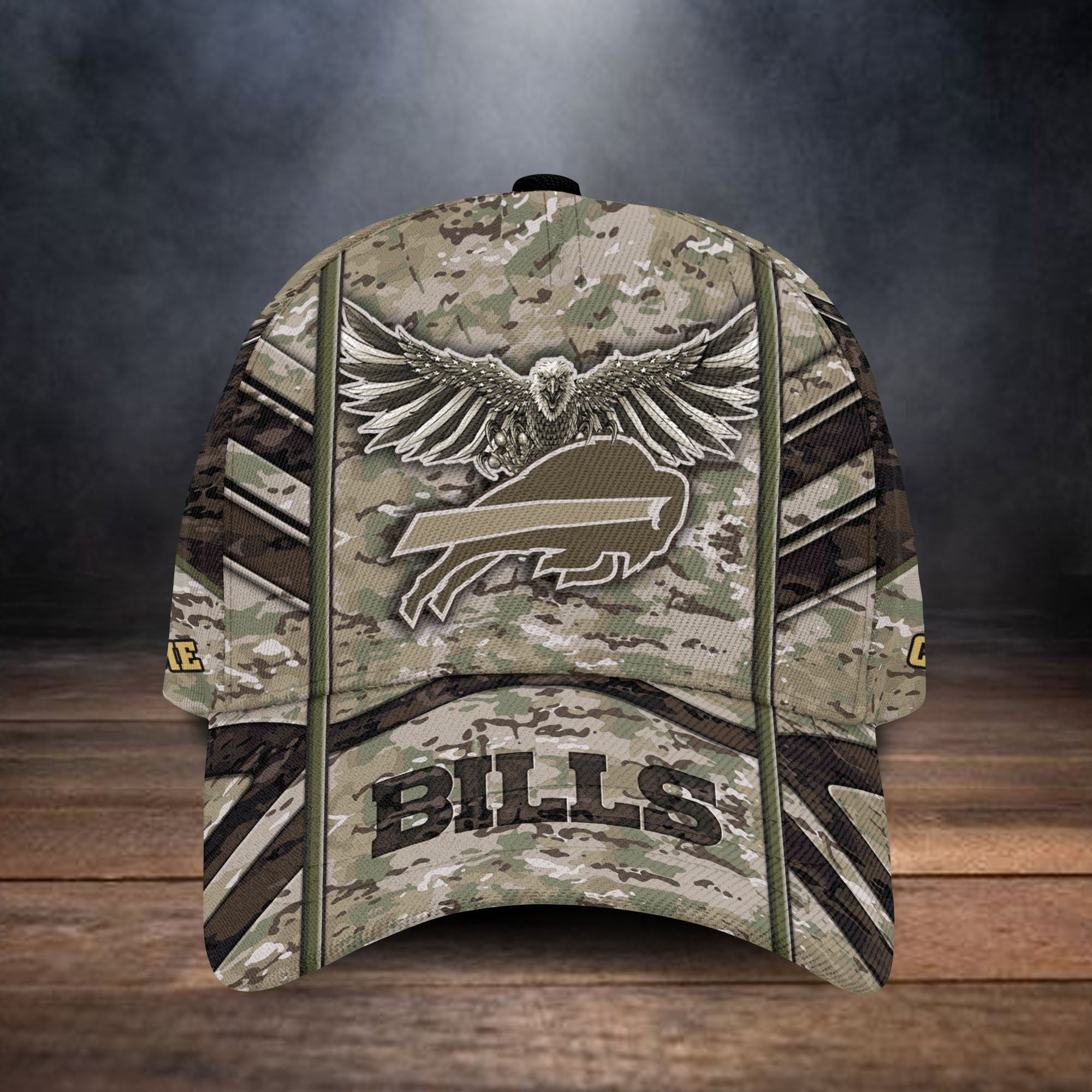 Buffalo Bills Nfl Camouflage Eagle Custom Name Trucker Designer Classic ...