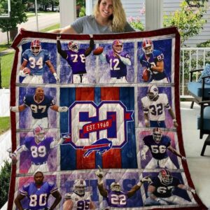 Buffalo Bills NFL Est 1960 Gift Idea For Fan Quilt Blanket