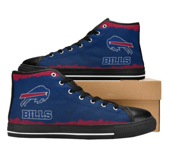 Buffalo Bills NFL Football 2 Custom Canvas High Top Shoes