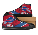 Buffalo Bills NFL Football 3 Custom Canvas High Top Shoes