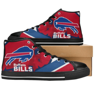 Buffalo Bills NFL Football 3 Custom Canvas High Top Shoes