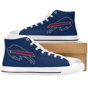 Buffalo Bills NFL Football 6 Custom Canvas High Top Shoes