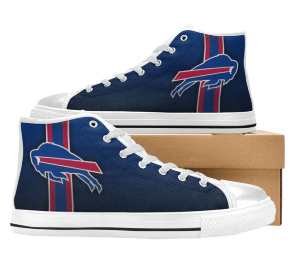 Buffalo Bills NFL Football 9 Custom Canvas High Top Shoes Men Women