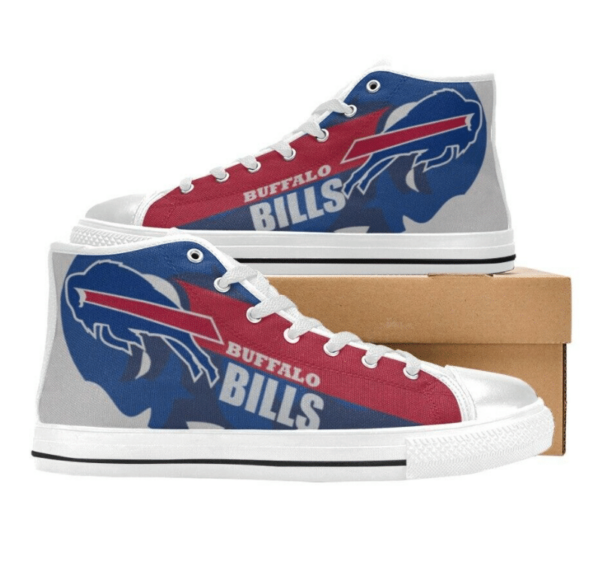 Buffalo Bills NFL Football Custom Canvas High Top Shoes