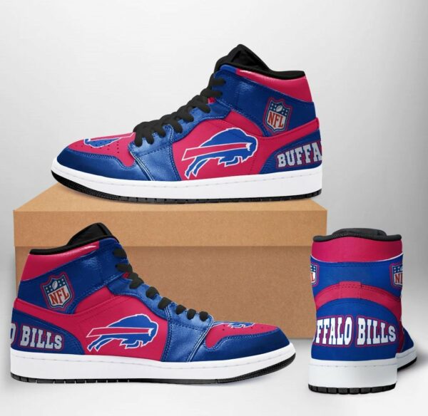 Buffalo Bills NFL Team Sneakers Gift For Fans High Top JD1 Sneaker JD1