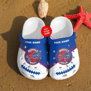 Buffalo Bills Team Pattern Crocs Clog Shoes - Jomagift