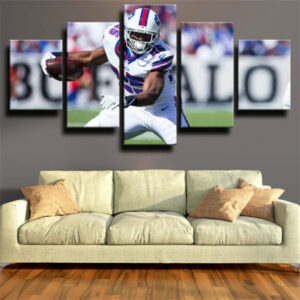 Buffalo Bills #58 Linebacker Matt Milano – GL Canvas Print Art