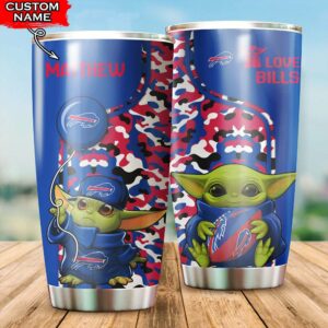 Buffalo Bills Grateful Dead Custom Name Tumbler 