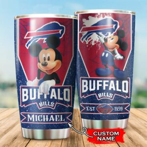 Buffalo Bills Tumbler Mickey Mouse NFL 11 custom name