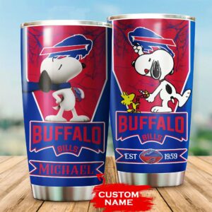 Buffalo Bills Tumbler Snoopy NFL 12 custom name