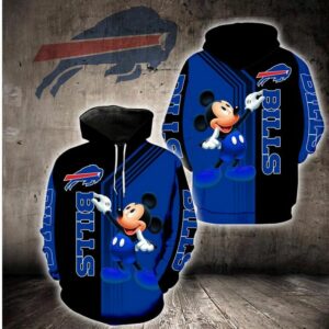 Disney Mickey Buffalo Bills 8 NFL Gift For Fan 3D T Shirt Sweater Zip