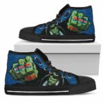 Hulk Punch Buffalo Bills NFL Custom Canvas High Top Shoes