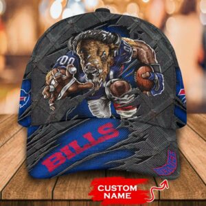 NFL Buffalo Bills 3D Mascot Cap Classic Custom Name