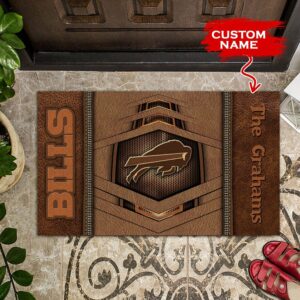 NFL Buffalo Bills Custom Name Doormat