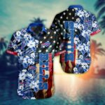 NFL Buffalo Bills Hawaiian Shirt Flag Flower