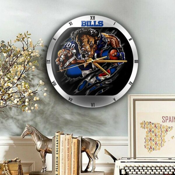 NFL Buffalo Bills Mascot Clock