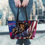 NFL Buffalo Bills Mascot Leather Bag