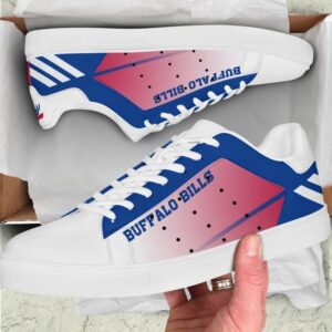 NFL Buffalo Bills Men's and Women's NFL Gift For Fan Low top Leather