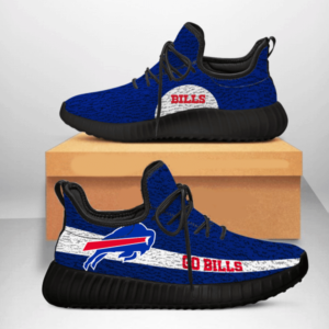 NFL Buffalo Bills teams football big logo Shoes black 6 shoes Fan Gift