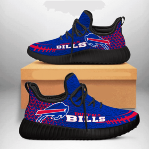 NFL Buffalo Bills teams football big logo Shoes black 8 shoes Fan Gift