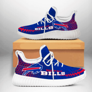 NFL Buffalo Bills teams football big logo Shoes white 5 shoes Fan Gift