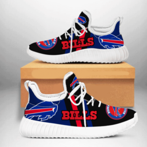 NFL Buffalo Bills teams football big logo Shoes white 7 shoes Fan Gift