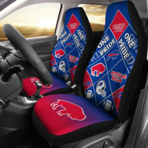 Pride Flag of Pro Buffalo Bills Car Seat Covers