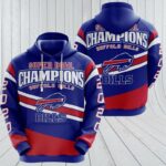 Super Bowl Nfl Champions Buffalo Bills Full Over Printing 3D Hoodie