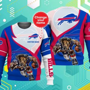 Buffalo Bills NFL Sweatshirt Custom Name