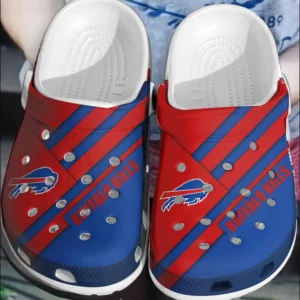 BEST Team NFL Buffalo Bills Custom Name Crocs Crocband Shoes