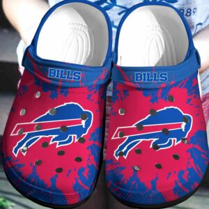 Buffalo Bills Crocs Crocband Clog Comfortable Water Shoes