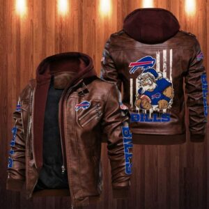NFL Leather Jacket Buffalo Bills Trending Men